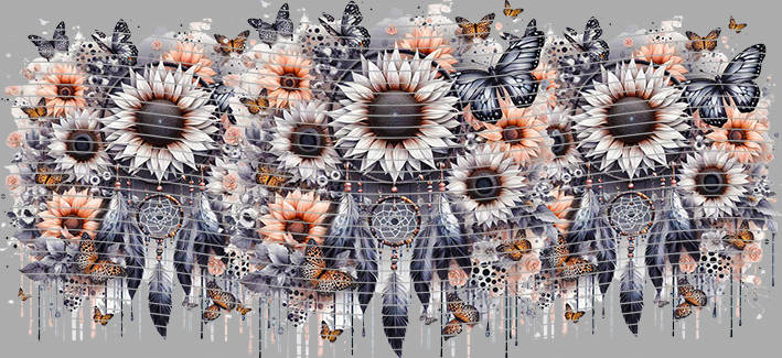 16oz Sunflower Girl-SU-534